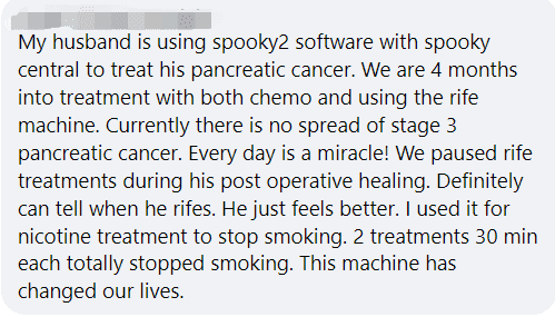 Spooky2 Central Testimonianza