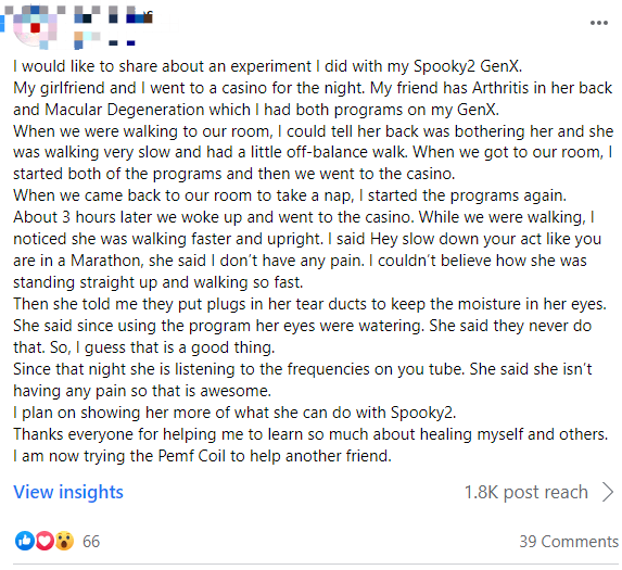 Testimonianza degenerazione maculare