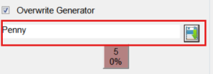 Visualizzazione del numero e del nome della porta sul generatore XM Pro